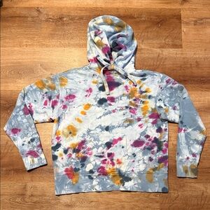 Ivory Ella Multicolor Tie-Dye Hoodie